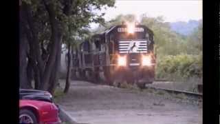 preview picture of video 'Norwood, Ohio Rail Action in 1997 - NS + I&O'