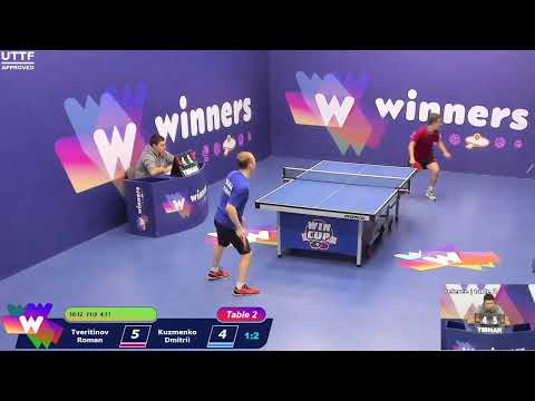 WINners CUP table 2  19.10  Tveritinov Roman - Kuzmenko Dmitrii 20:15