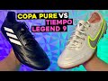 adidas COPA PURE vs Nike TIEMPO LEGEND 9 | COMPARATIVO | ¿Cuál es mejor?