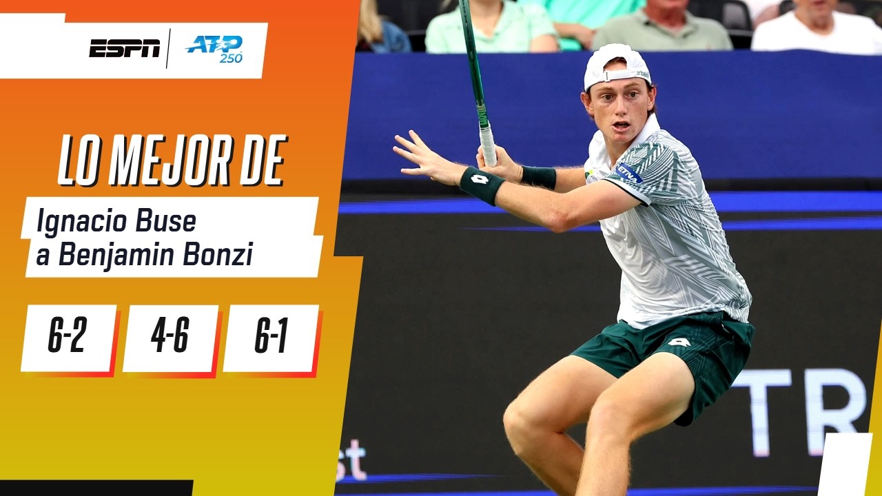 BUSE DERROTÓ A BONZI Y PASÓ A LA FINAL DE WINSTOM-SALEM | Buse 6-2 4-6 6-1 Bonzi | HIGHLIGHTS