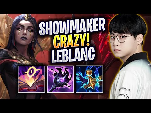 SHOWMAKER CRAZY GAME WITH LEBLANC! - DK ShowMaker Plays Leblanc MID vs Ryze! | Season 2025