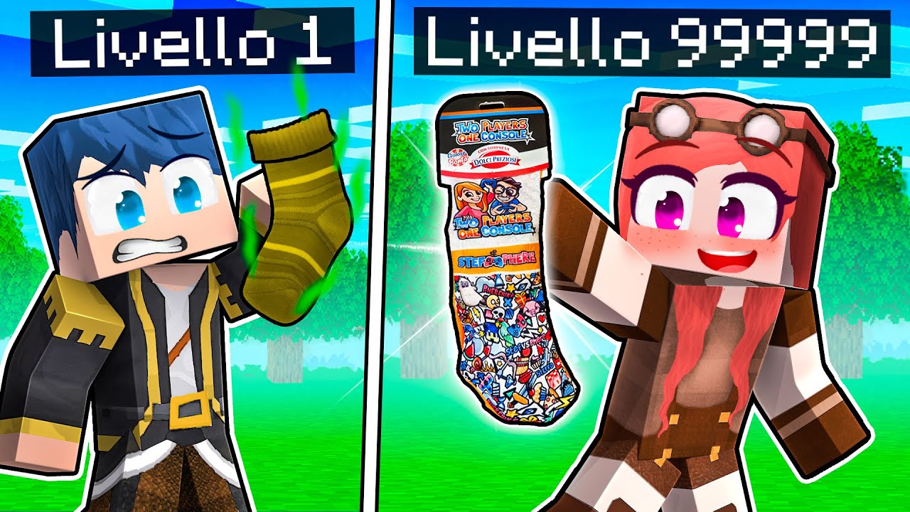 CALZA DELLA BEFANA DA 1€ VS CALZA DELLA BEFANA DA 1.000.000€! - MINECRAFT