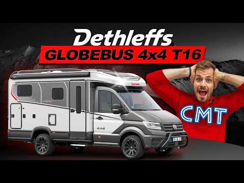 World first! 3.5-ton all-wheel-drive motorhome | Dethleffs Globebus Performance 4x4 T16