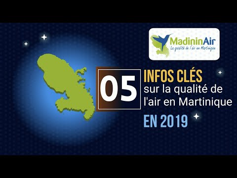 5 infos clé sur la qualité de l’air en Martinique en 2019 📊