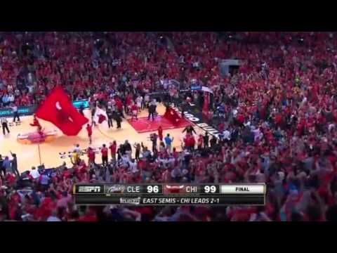Derrick Rose Game Winner  Cavaliers vs Bulls  GM3