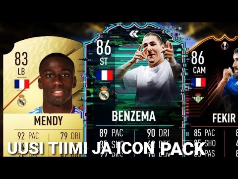 Mun uusi tiimi ja avaan uuden icon paketin - Fifa 22