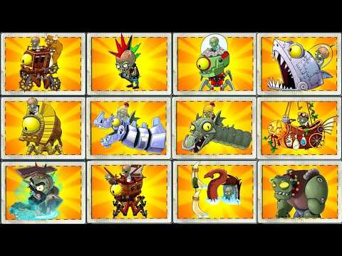 Pvz2 Zomboss Battlez - All Plants Level 1 vs All Zombots - Who Will WIn?