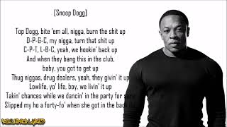 Dr. Dre - The Next Episode ft. Snoop Dogg, Nate Dogg &amp; Kurupt (Lyrics)