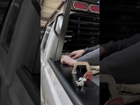 We installed a new B&W headache rack on this Ford F-250 #fypage