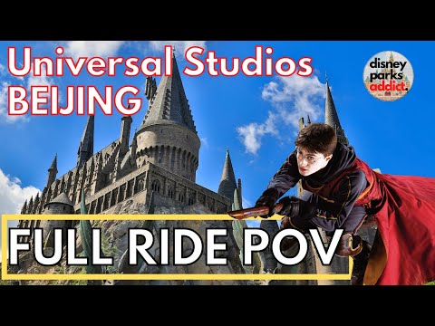 Video: [4K] Harry Potter and the Forbidden Journey - FULL RIDE - Universal Studios Beijing - 2022
