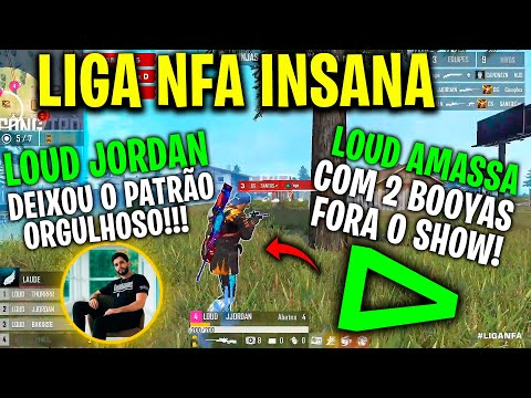 LIGA NFA - LOUD FAZ DIA QUASE PERFEITO, JORDAN PASSOU DOS LIMITES? OLHA OQUE ELE FEZ - NFA CLIPS