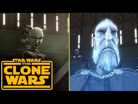 Separatist Senate on Raxus debates The Clone Wars | Star Wars: The Bad Batch Episode 10 Reference