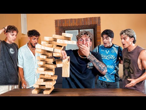 SFIDO I 7SINS A JENGA😵‍💫 PENITENZA ESTREMA CON SCOSSA⚡️