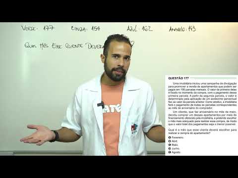 QUESTION 177 - GREEN NOTEBOOK | MATHEMATICS ENEM 2024