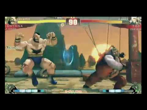 SF4:Cantona (Za) vs Ruka (Ru) - Set 01 - a-cho Casual Matches - 19-09-2009