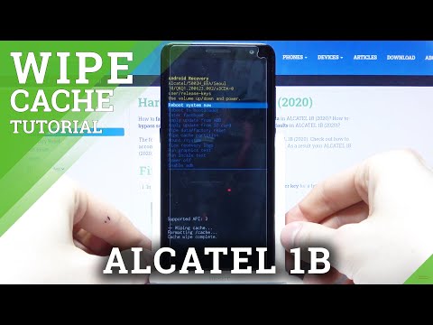 How to Wipe Cache in ALCATEL 1B - Remove Cache Partition