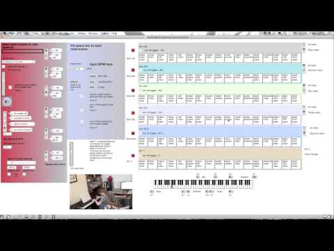 A demo of my MAX/MSP patch using Live Audio