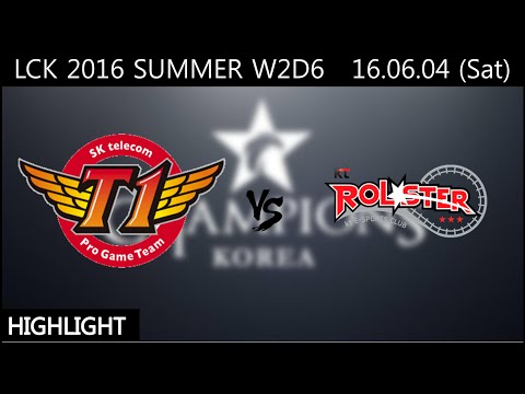 KT Rolster vs SK Telecom T1   Game 1 S6 LCK Summer 2016 Week 2 Day 6   KT vs SKT G1 W2D6 highlight
