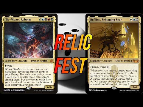 Relic Fest Round 6, Table 1, Niv Mizzet Reborn VS Raffine - MTG EDH Duel Commander Cartes Magic