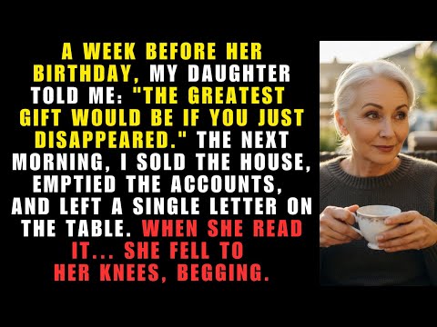 "Just disappear," my daughter said was her birthday wish — she wasn't laughing when she...