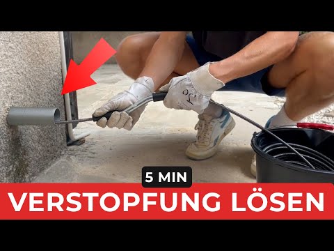 Extrem tiefe Verstopfung? Abfluss frei in Minuten - Die Kraft der Rohrreinigungsspirale enthüllt!