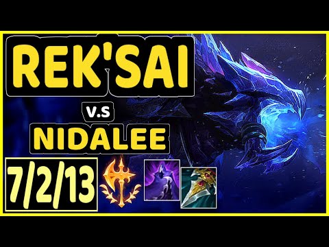 REK'SAI vs NIDALEE - 7/2/13 KDA JUNGLE CHALLENGER GAMEPLAY - NA