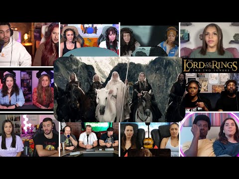 TOP "The battle for Middle earth is about to begin Scene" LOTR:The Two Towers (2002) Movie Reactions