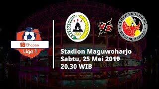 Jadwal Pertandingan Liga 1 2019 Pekan ke-2, PSS Sleman Hadapi Semen Padang, Sabtu (25/5)