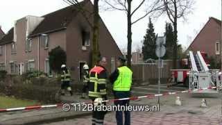 preview picture of video 'Dieren gered bij woningbrand Abdijlaan Uden'