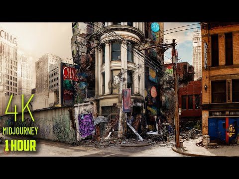 Midjourney(4K 60FPS): 1 hour video #21 Background Screensaver Wallpaper #IGORITHM #4K #Screensaver