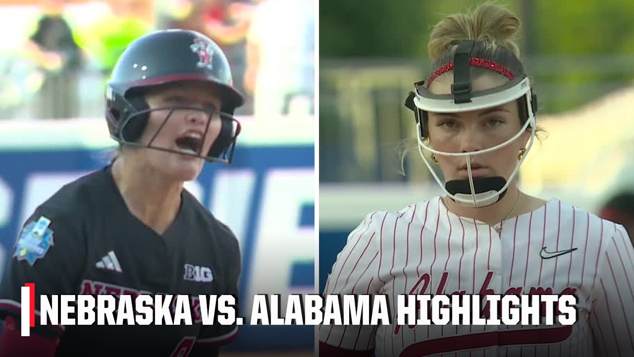 Nebraska Cornhuskers vs. Alabama Crimson Tide | Full Game Highlights | Women’s College World Series