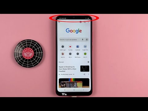 How to hide the front camera defect area, hide the water drop screen on Samsung A03 Android 13