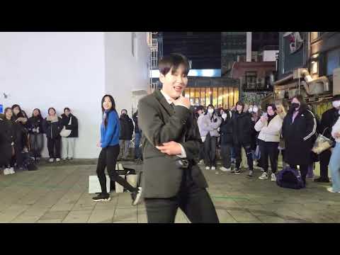 20230131 Tue. HyoJin#김효진&YuKagawa#유카가와 Hongdae Busking 홍대 버스킹 SnowHorse#눈말 220154