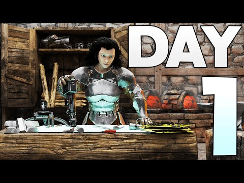 Claiming Modded Redwoods Cave on Day 1! - ARK