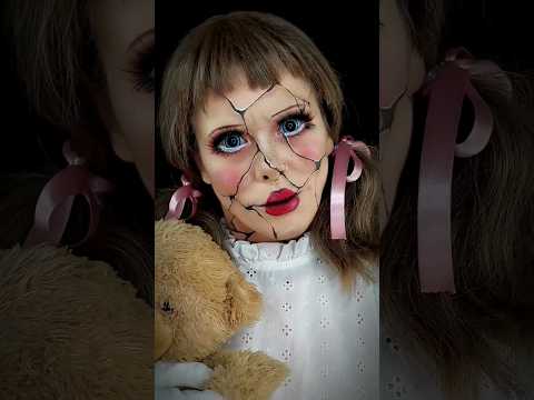 🐻Muñeca Rota🖤 #brokendoll  #brokendollmakeup #halloween2023 #thecanalmon #maquillaje