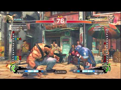 NemesisEn4cer (Zangief) Vs ICE_MAN_213 (Balrog) SSF4 AE Ranked Matches - PSN