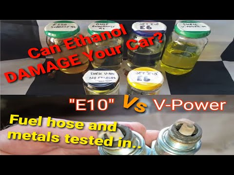 Can Ethanol DAMAGE Car Components? Comparing "E10" against Shell V-Power ⛽ E10 E6 🆚️ E5 No Ethanol