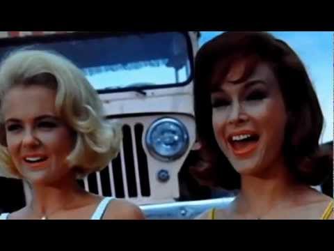 Ride The Wild Surf - Jeep Surrey Gala -Shelly Fabares - Barbara Eden - Tab Hunter