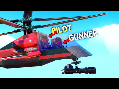 2v2 Helicopters with Co-op PILOTS and GUNNERS!