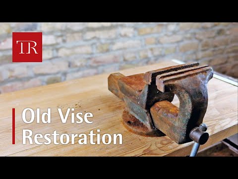 Old Rusty Vise Restoration