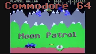 CC64 playing "Moon Patrol" (1983). Game #069.