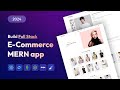 Full Stack MERN eCommerce Tutorial Timestamps | React & Stripe