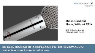 Video thumbnail for sE Electronics RF X Review Audio by voicecouncil