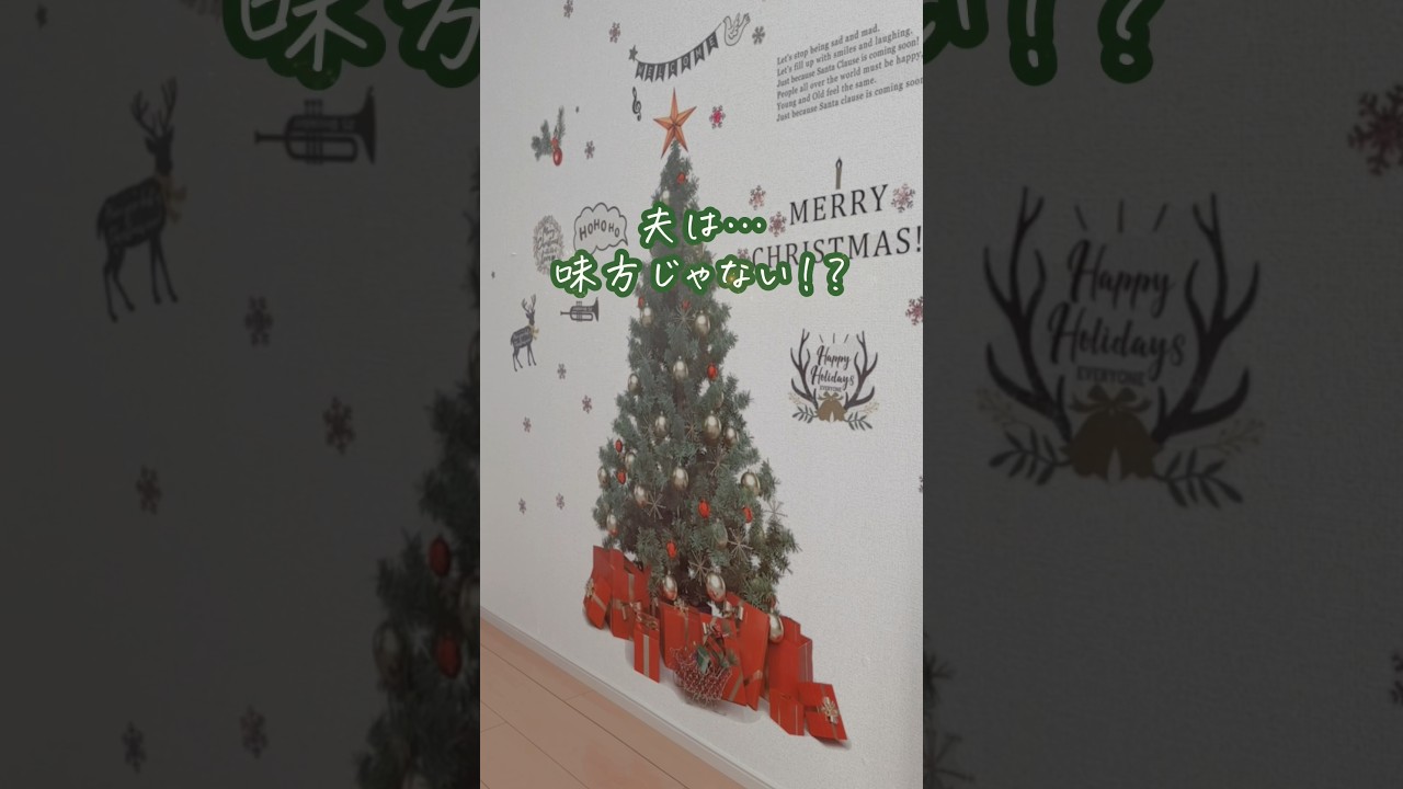 【マジかー！夫はミカタじゃない⁉︎】#シンママ #モラハラ夫 #クリスマス