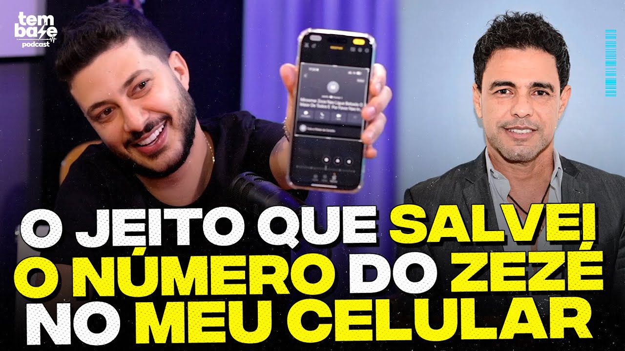 FIDELIS FALANTE REVELA JEITO INUSITADO QUE SALVOU O NOME DE ZEZÉ DI CAMARGO NO SEU CELULAR