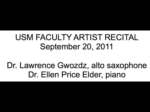 2011 Faculty Recital (September 10, 2011)