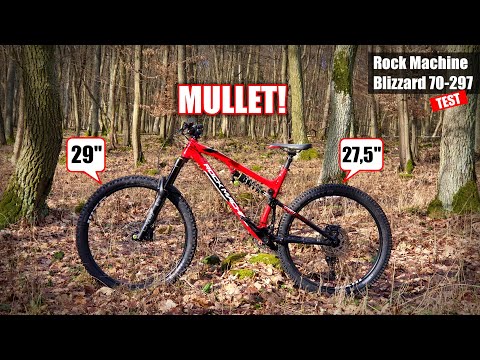 Vepředu větší, vzadu menší: Test mullet-biku Rock Machine Blizzard 70-297