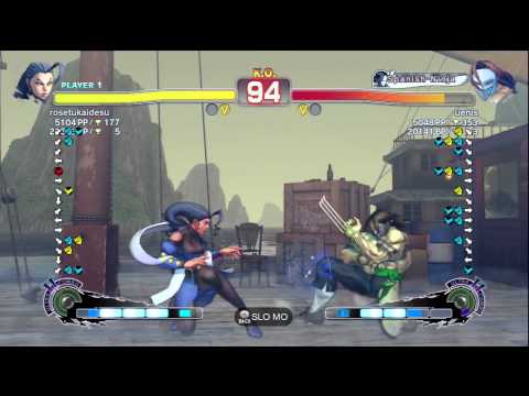 rosetukaidesu [Rose] Vs uenis [Vega] SSF4 Arcade Edition 2012 720 HD