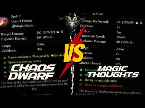 Total War: WARHAMMER III - Chaos Dwarf Hashut Magic thoughts