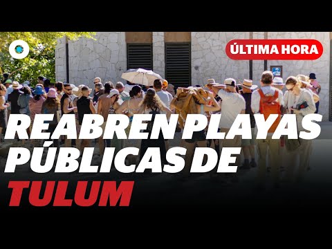 Public beaches in Tulum, controlled by the Army, reopen | Reporte Indigo